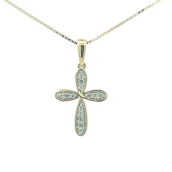 GOLD DIAMOND CROSS NECKLACE Miller's Fine Jewelers Moses Lake, WA