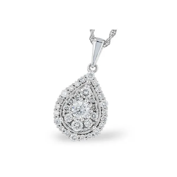 PEAR SHAPE MOSAIC DIAMOND NECKLACE Miller's Fine Jewelers Moses Lake, WA