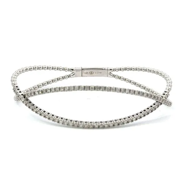 DIAMOND CRISS CROSS FLEXI BANGLE Miller's Fine Jewelers Moses Lake, WA