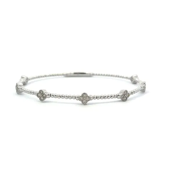 DIAMOND CLOVER FLEXI BANGLE Miller's Fine Jewelers Moses Lake, WA