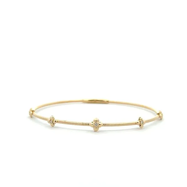 GOLD FLOWER FLEXI BRACELET Miller's Fine Jewelers Moses Lake, WA