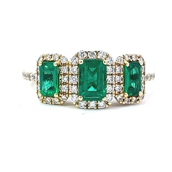 TRIPLE EMERALD RING Miller's Fine Jewelers Moses Lake, WA