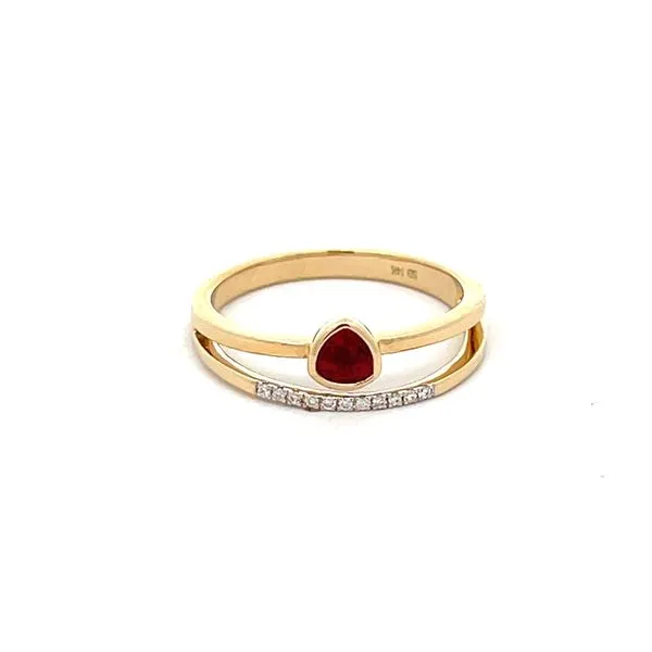 TRILLION CUT RUBY RING Miller's Fine Jewelers Moses Lake, WA