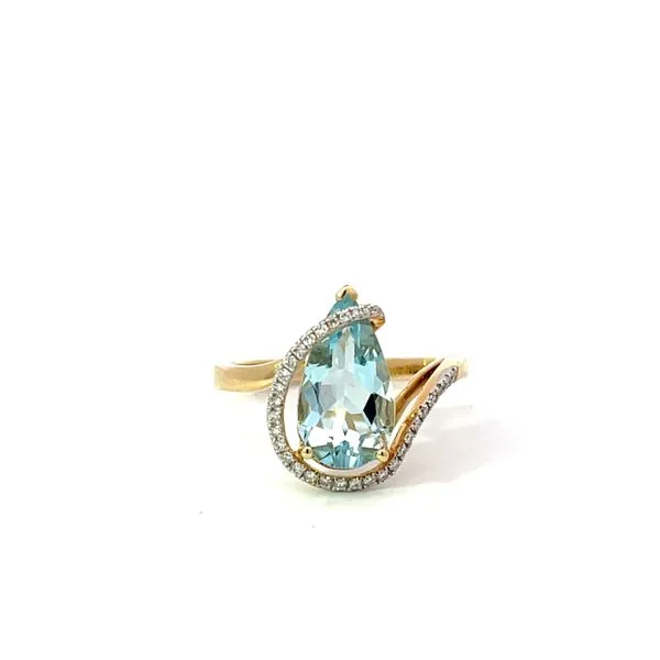 PEAR SHAPE AQUAMARINE RING Miller's Fine Jewelers Moses Lake, WA