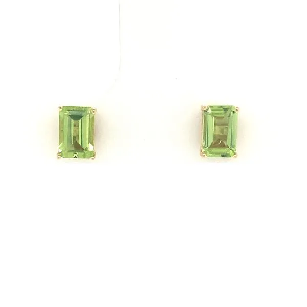 EMERALD CUT PERIDOT EARRINGS Miller's Fine Jewelers Moses Lake, WA