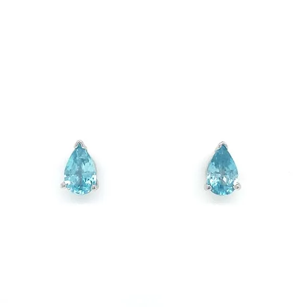 PEAR SHAPE BLUE TOPAZ EARRINGS Miller's Fine Jewelers Moses Lake, WA