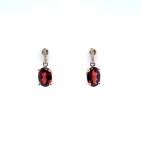 OVAL GARNET DANGLES Miller's Fine Jewelers Moses Lake, WA
