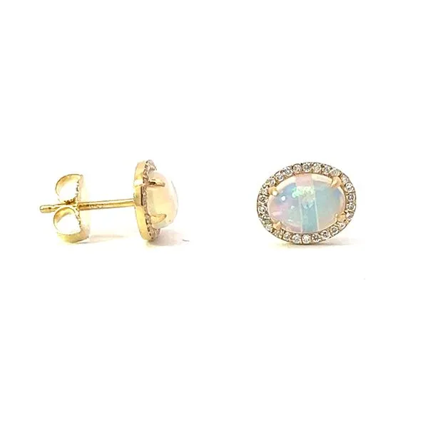 OVAL SHAPED OPAL EARRINGS Miller's Fine Jewelers Moses Lake, WA