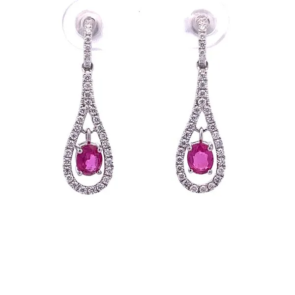 OVAL RUBY DANGLES Miller's Fine Jewelers Moses Lake, WA