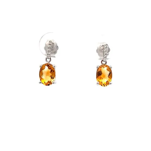 OVAL CITRINE EARRINGS similar item image