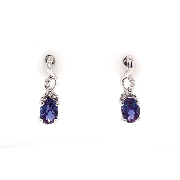 CREATED ALEXANDRITE EARRINGS Miller's Fine Jewelers Moses Lake, WA