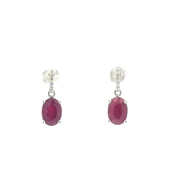 OVAL RUBY DANGLES Miller's Fine Jewelers Moses Lake, WA