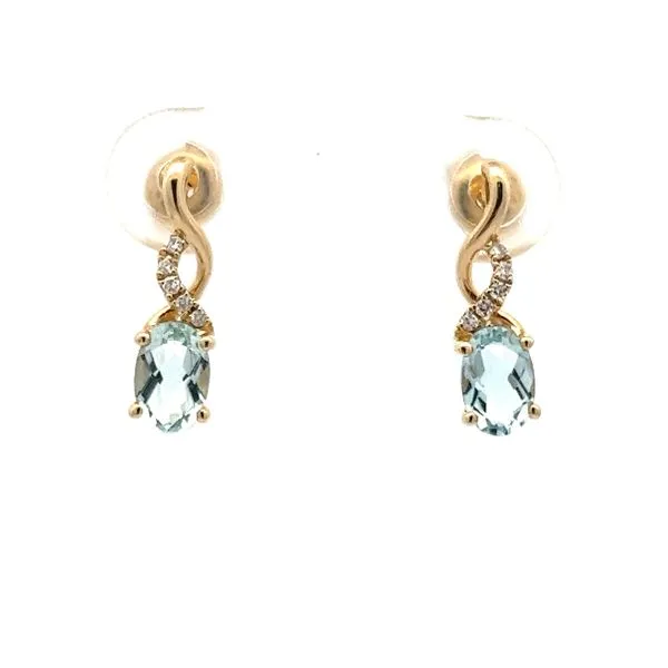 TWIST AQUAMARINE EARRINGS Miller's Fine Jewelers Moses Lake, WA