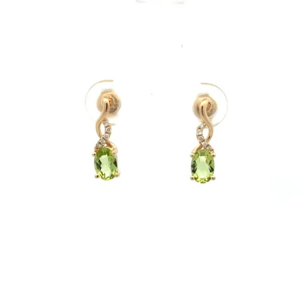 OVAL TWIST PERIDOT EARRINGS Miller's Fine Jewelers Moses Lake, WA