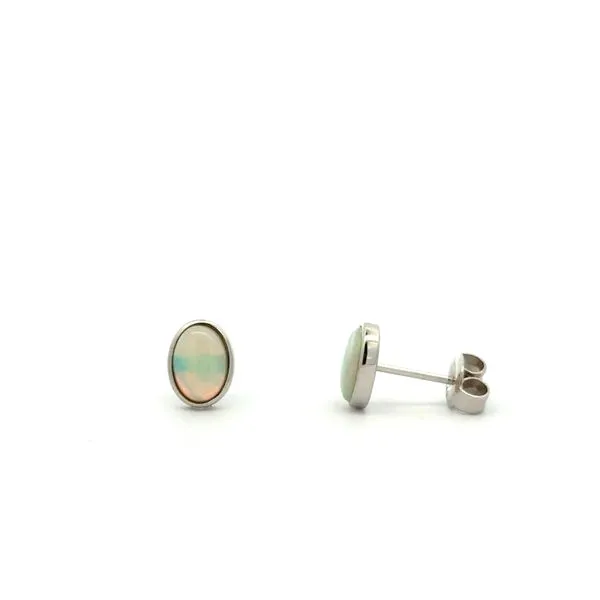 BEZEL SET OPAL EARRINGS Miller's Fine Jewelers Moses Lake, WA