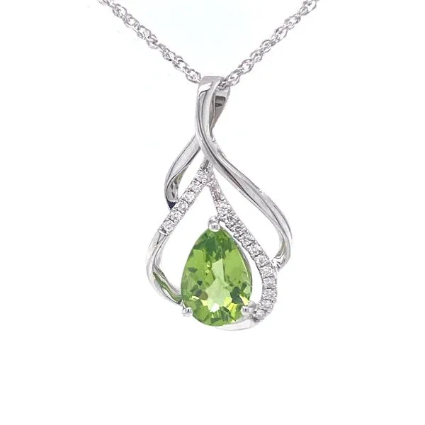 PEAR SHAPE PERIDOT NECKLACE Miller's Fine Jewelers Moses Lake, WA