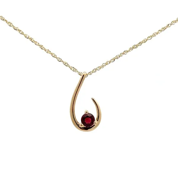 GARNET HOOK NECKLACE Miller's Fine Jewelers Moses Lake, WA