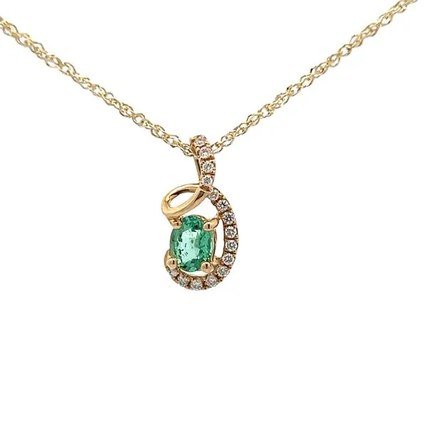 OVAL EMERALD NECKLACE Miller's Fine Jewelers Moses Lake, WA