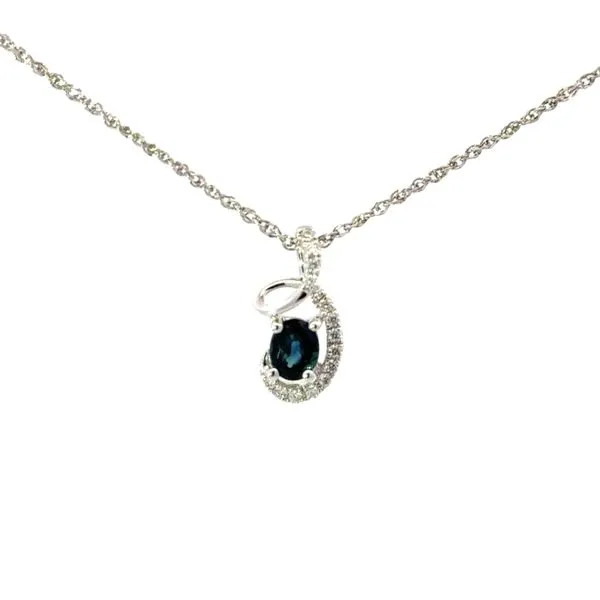 OVAL SAPPHIRE NECKLACE Miller's Fine Jewelers Moses Lake, WA