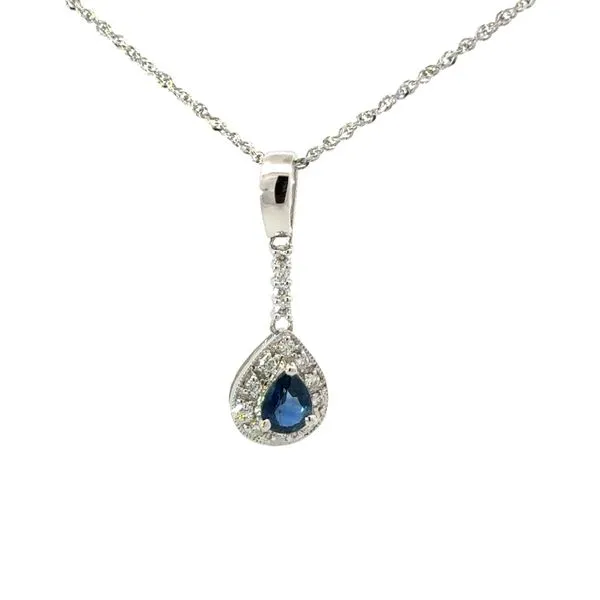 PEAR SHAPE SAPPHIRE NECKLACE Miller's Fine Jewelers Moses Lake, WA