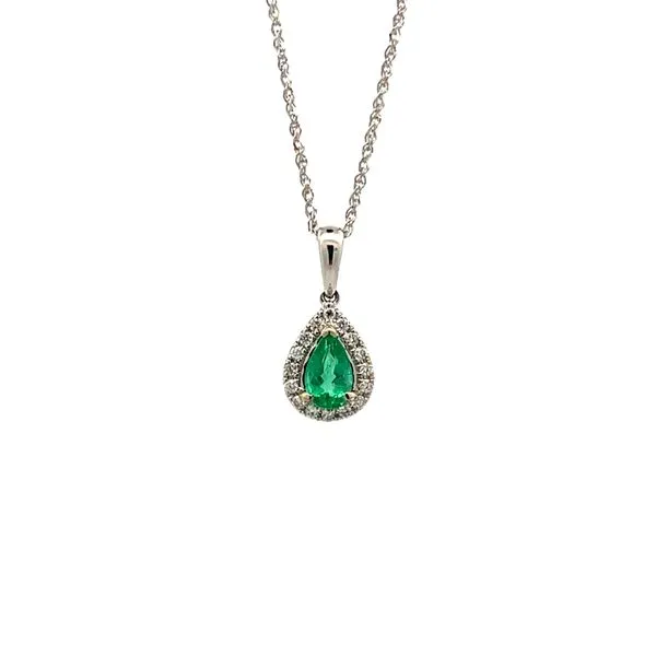 PEAR SHAPE EMERALD NECKLACE Miller's Fine Jewelers Moses Lake, WA