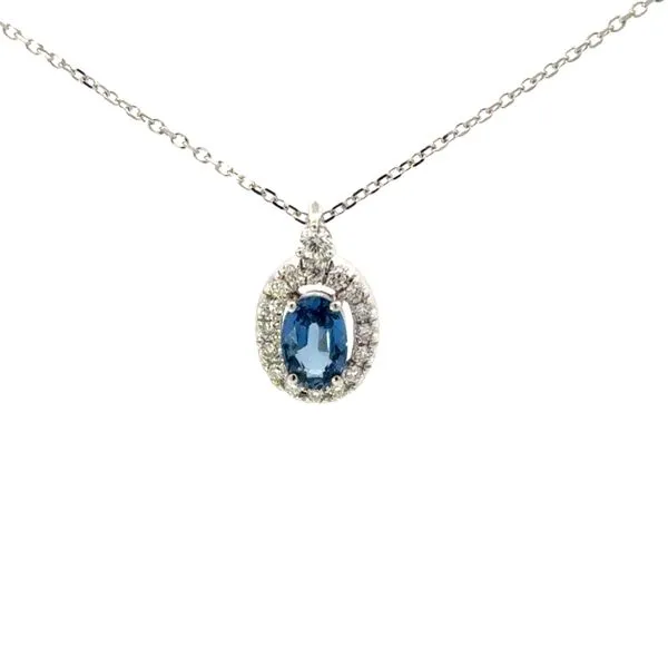 OVAL SAPPHIRE NECKLACE Miller's Fine Jewelers Moses Lake, WA
