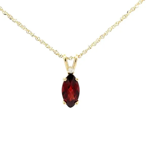 MARQUISE GARNET NECKLACE Miller's Fine Jewelers Moses Lake, WA
