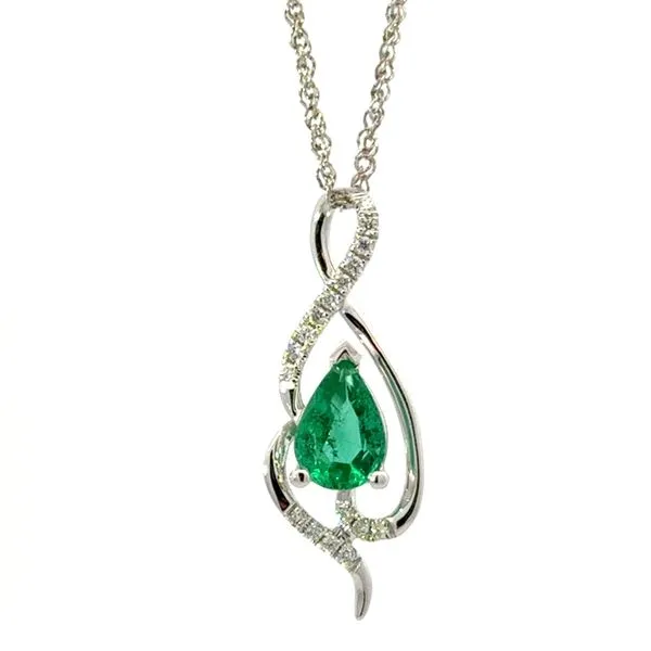 PEAR SHAPE EMERALD PENDANT Miller's Fine Jewelers Moses Lake, WA