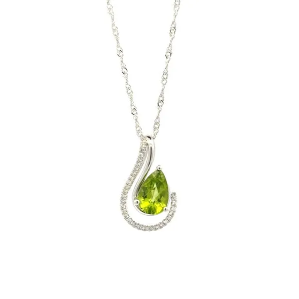 PEAR SHAPE PERIDOT PENDANT Miller's Fine Jewelers Moses Lake, WA