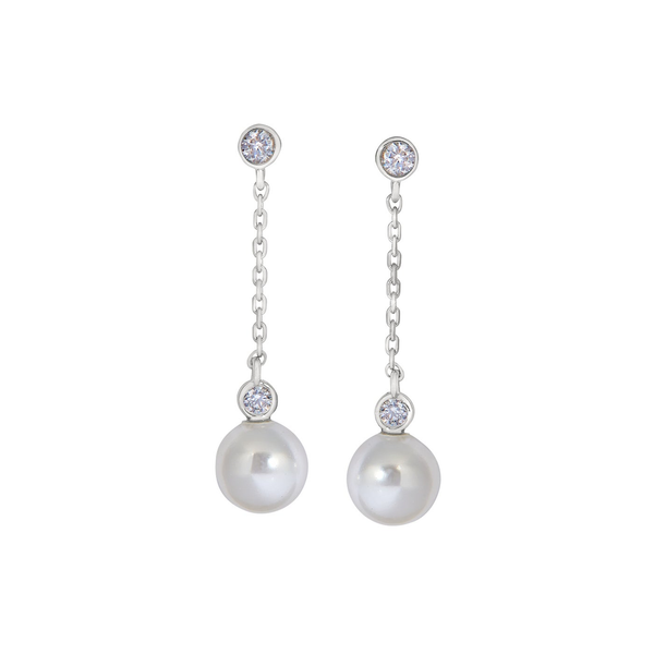 SILVER PEARL DANGLES Miller's Fine Jewelers Moses Lake, WA