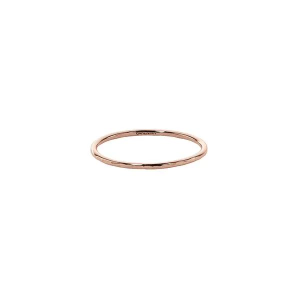 HAMMERED ROSE GOLD BAND Miller's Fine Jewelers Moses Lake, WA