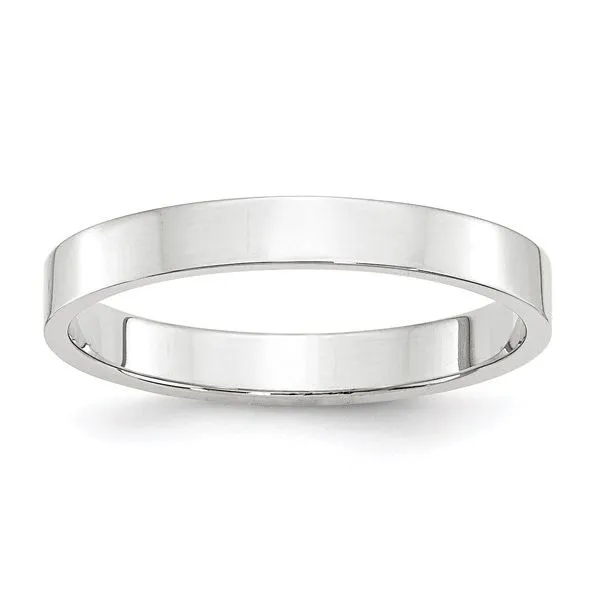 WHITE GOLD FLAT BAND Miller's Fine Jewelers Moses Lake, WA