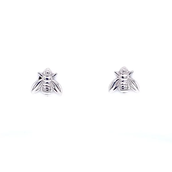 WHITE GOLD BUMBLEBEE STUDS Miller's Fine Jewelers Moses Lake, WA