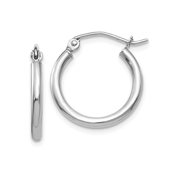 WHITE GOLD HOOP EARRINGS Miller's Fine Jewelers Moses Lake, WA