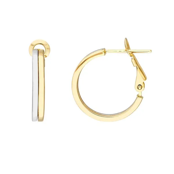 TWO-TONE HOOPS Miller's Fine Jewelers Moses Lake, WA