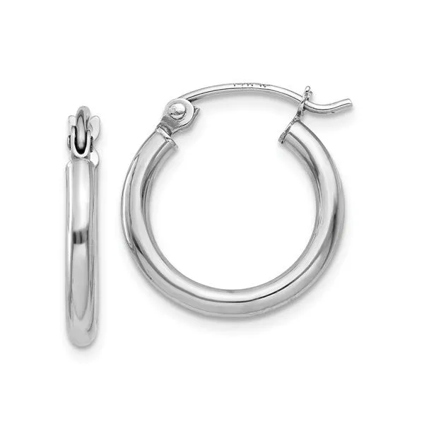WHITE GOLD HOOP EARRINGS Miller's Fine Jewelers Moses Lake, WA