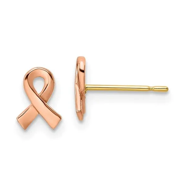 ROSE GOLD AWARENESS STUDS Miller's Fine Jewelers Moses Lake, WA