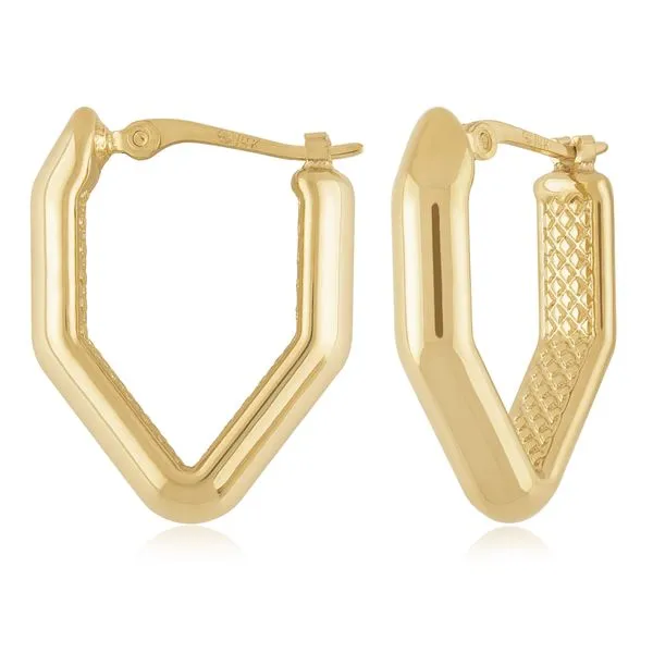 GOLD OCTAGON HOOPS Miller's Fine Jewelers Moses Lake, WA
