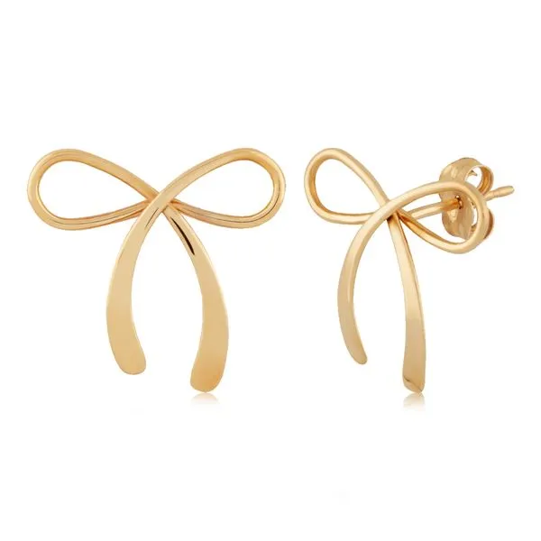 GOLD BOW EARRINGS Miller's Fine Jewelers Moses Lake, WA