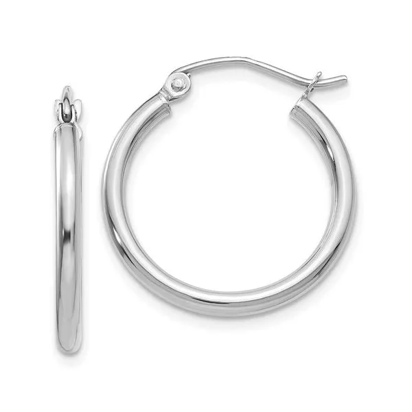 WHITE GOLD HOOPS Miller's Fine Jewelers Moses Lake, WA