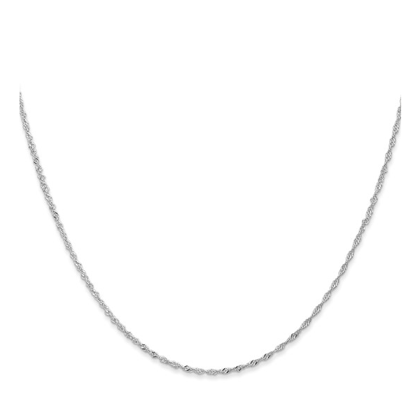WHITE GOLD SINGAPORE CHAIN Miller's Fine Jewelers Moses Lake, WA