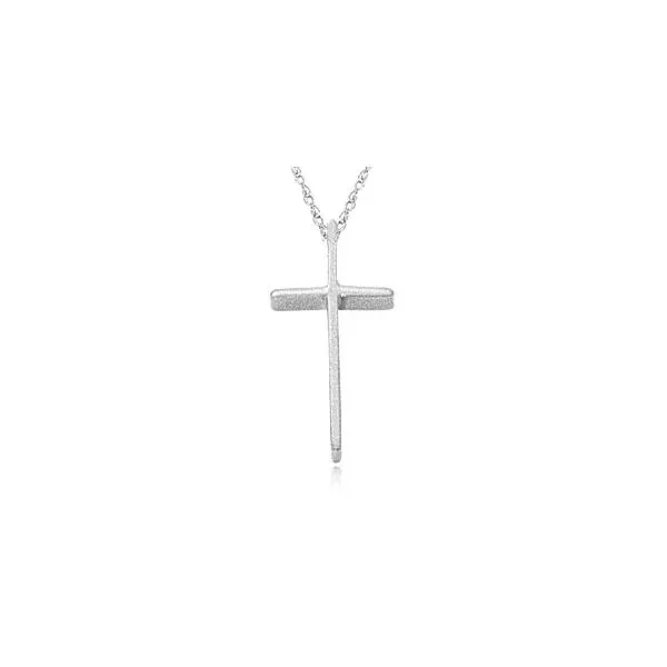 WHITE GOLD CROSS NECKLACE Miller's Fine Jewelers Moses Lake, WA