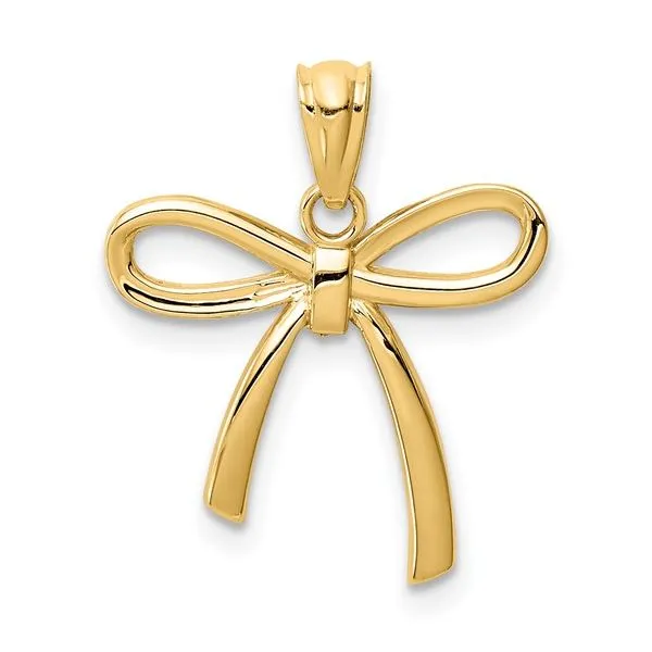 GOLD BOW NECKLACE Miller's Fine Jewelers Moses Lake, WA