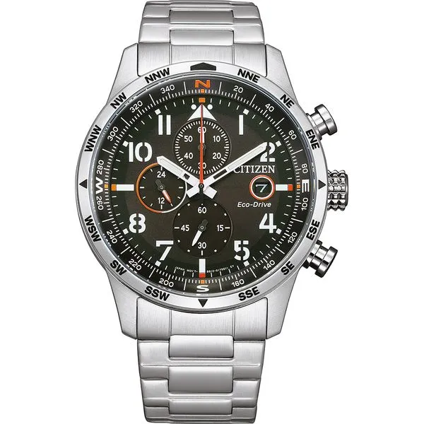 Citizen eco drive grey face outlet