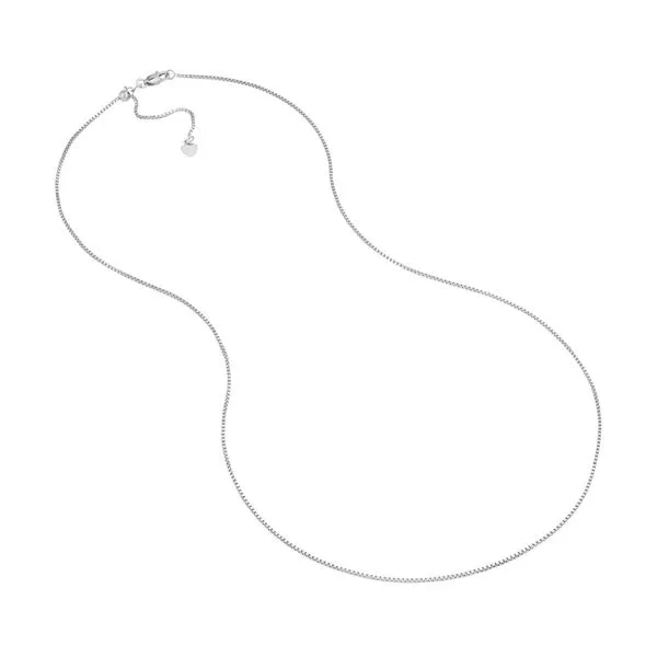 SILVER ADJUSTABLE BOX CHAIN Miller's Fine Jewelers Moses Lake, WA