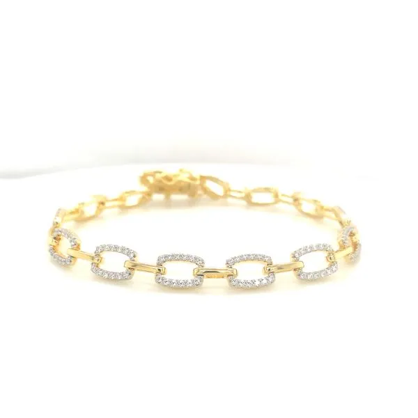 GOLD PLATED LINK BRACELET Miller's Fine Jewelers Moses Lake, WA