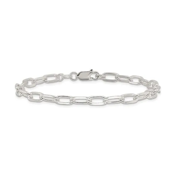 SILVER PAPERCLIP LINK BRACELET Miller's Fine Jewelers Moses Lake, WA