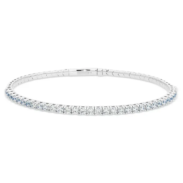 SILVER CZ FLEXI BRACELET Miller's Fine Jewelers Moses Lake, WA