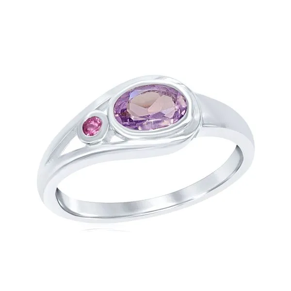 AMETHYST & RHODOLITE GARNET RING Miller's Fine Jewelers Moses Lake, WA