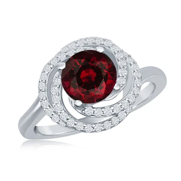 GARNET SWIRL RING Miller's Fine Jewelers Moses Lake, WA